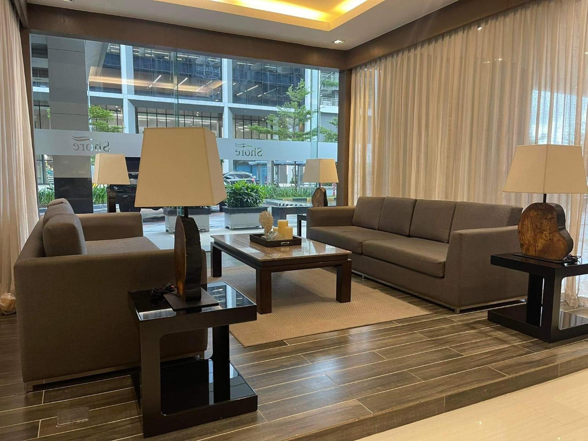 Shore 1 & 3 Residences Moa 1Br With Balcony By Darpm Manila Eksteriør billede