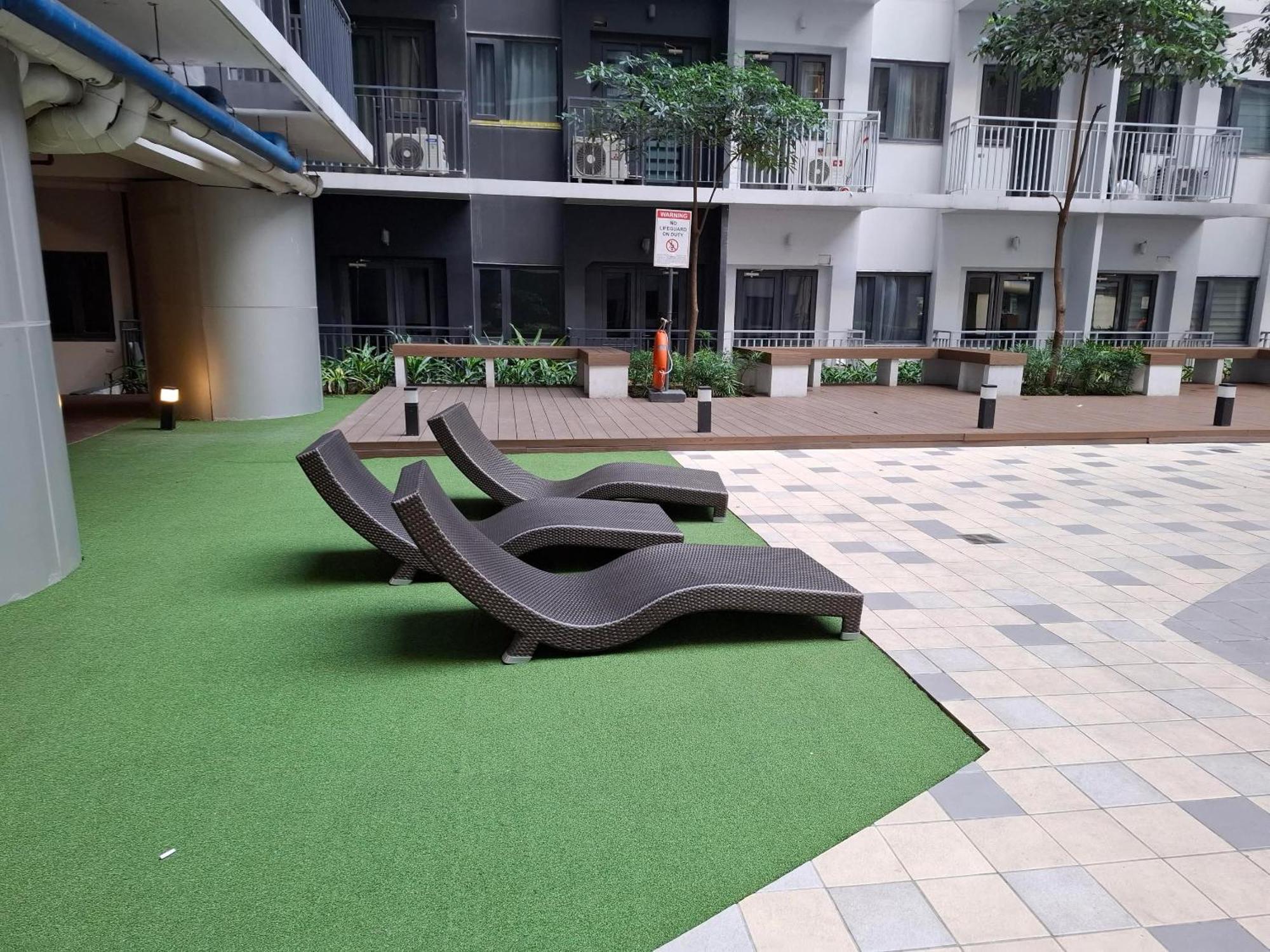 Shore 1 & 3 Residences Moa 1Br With Balcony By Darpm Manila Eksteriør billede